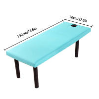 Sábana Ajustable De Masaje SPA Para Salon De Belleza Sábana De Cama Elástica Con Agujero Para Masaje Material Suave Y Confortable - details 0