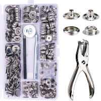 Kit De Hebilla Cuatro En Uno De Acero Inoxidable 15mm Conjunto De 60 Piezas Adecuado Para Cubiertas De Barco Costura En Cuero Lona Jeans Chaquetas - details 7