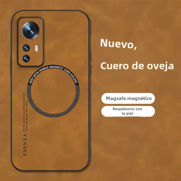 Funda De Cuero Suave Para Xiaomi Mi 14 13 13T 12 11 9 Lite 12T 11T 9T Poco F3 F4 F5 pro Diseño Vintage De Oveja Con Imán Y Protección Completa - 1