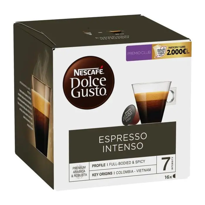 Nescafé Dolce Gusto Espresso Intenso - Caja de 16 cápsulas - 1