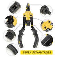 HIFESON Herramienta De Rivetado Manual Para Autos Nuts De Ranura M3/M4/M5/M6/M8/M10 Herramienta De Ranura De Tubo Para DIY En Casa - details 0