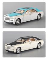 Modelo De Coche Rolls-Royce Phantom 1:24 En Aleación Con Sonido Y Luz Coche De Juguete De Metal Para Colección Y Regalo Para Niños A248 - details 10