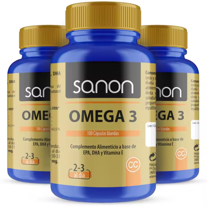 Sanon Omega 3- Complemento Alimenticio 100 capsulas blandas - 1