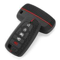 Portavínculas De Llave De Coche De Silicona Para Ford Raptor BRONCO F150 F250 F350 Cubierta De Piel Para Llave Sin Llave Almacenamiento - details 2