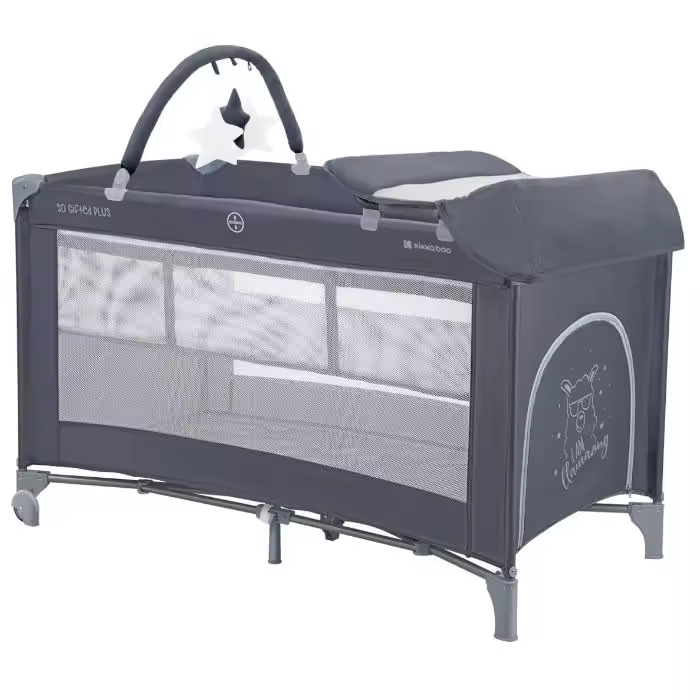 Cama de viagem 2 níveis Kikka Boo So Gifted PLUS Azul Marino - 1