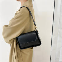 Bolso De Hombro Para Mujer De Moda En Cuero PU Color Sólido Bolso De Armpita Diseñador Bolsa De Mano Y Monedero Para Niñas - details 9