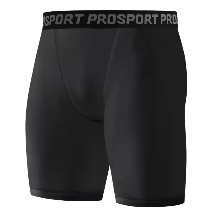 Shorts De Compresión Para Hombres Quick Dry Transpirables Shorts Elásticos Para Baloncesto Running Badminton Ciclismo Fitness Deporte Short - 1
