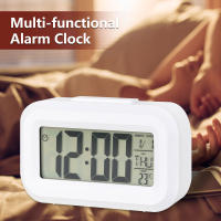 Reloj De Alarma Digital LED Con Pantalla Retroiluminada Función Snooze Calendario Y Temperatura Para Oficina Y Hogar - details 2