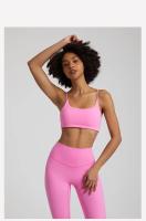 Sujetador De Yoga Para Mujer SHINBENE Super Nube Con Escote En V Espalda Cruzada Y Sin Costuras Almohadillado Deportivo Transpirable - details 15