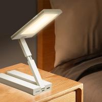 Lámpara De Escritorio LED Portátil Plegable Con Reloj Carga USB 6000mAH Ahorradora De Energía Luz De Lectura Recargable - details 10