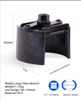 Llave De Filtro De Automóvil U-Múltiple Y Doble Garra Para Desmontaje De Filtros De Aceite De Coche Herramienta Ajustable De Acero Crimésiano - details 4