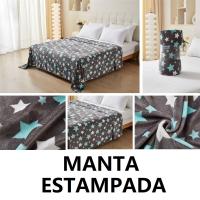 Manta sedalina extra suave estampada,medidas160x220cm para cama de 90cm/105cm, medidas 220x240cm para cama de 135cm/150cm,100% Poliéster,cm,fespu - details 0