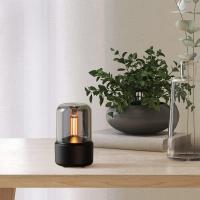 Luz de Velas, humidificador de Aire Silencioso USB portátil de esritorio personal para dormitorio, oficina (Negro) - details 1