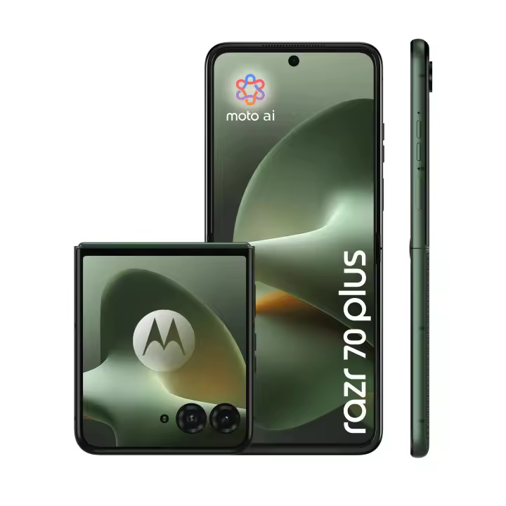 Smartphone Motorola MOTO RAZR 70 PLUS 5G 512 GB 12 GB RAM 6,9" 5G Estabilización óptica OIS Batería 4500 mAh Certificación IP48 Verde - 1