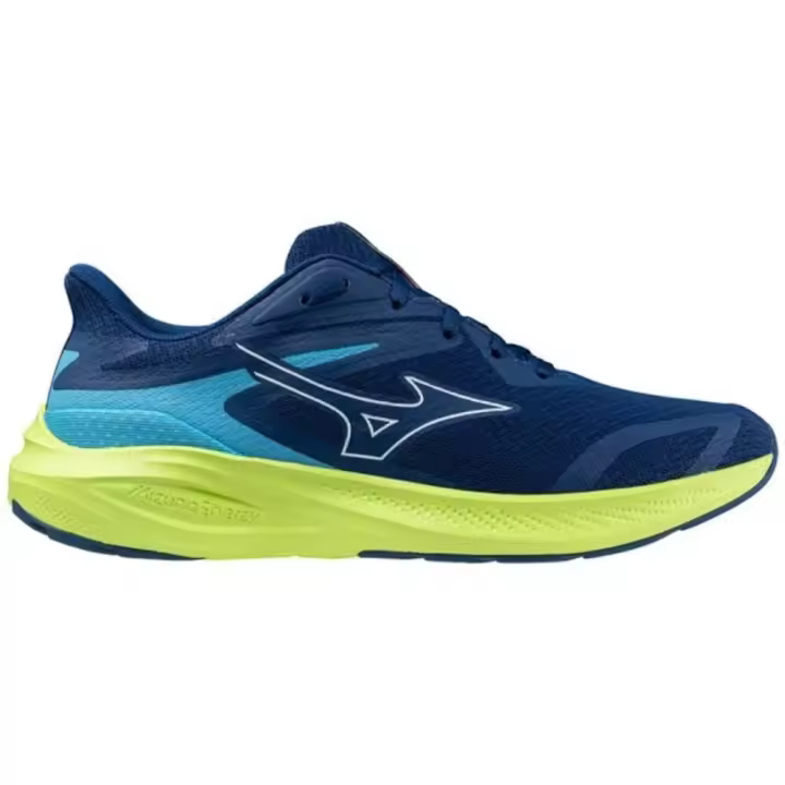 Zapatillas Mizuno Enerzy Runnerz Marino Verde Celeste Running K1Ga2410-02 - 1