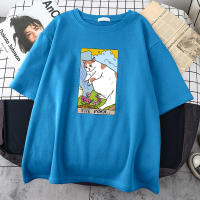 Camiseta De Algodón Para Hombre Con Estampado De Gato Triste Y Meme La Estúpida Camiseta Casual De Verano Con Estilo Vintage Y Cuello Redondo - details 7