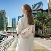 Riñonera cruzada para mujer, bolso bandolera para mujer, riñonera pequeña con cinturón, riñonera a cuadros para mujer, diseño blanco 2 - details 0