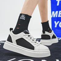 Zapatos Casuales Para Hombre Verano Transpirables Blancos Plataforma Ligera Antideslizantes Zapatillas De Caminar Mesh Zapatos De Correr - details 17