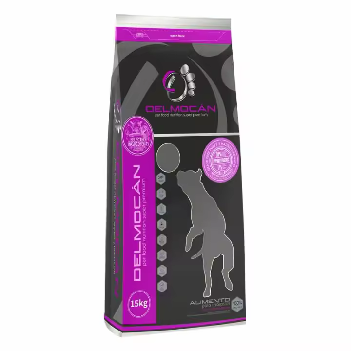 PIENSO NATURAL PARA PERROS DELMOCAN PUPPY Y MADRES LACTANTES (Grain free ). Hipoalergénico. - Especial para perros puppy y madres en periodos gestante y lactante - 1