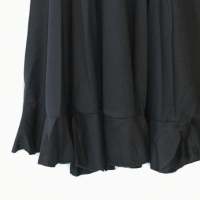 Falda de flamenco para niña con volante inferior, color negro, básicos de flamenco y sevillanas Le Côté Chic - details 1