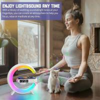 Lámpara De Escritorio Inteligente LED Con Altavoz Bluetooth Y Cargador Inalámbrico Rápido 15W Luz Nocturna RGB Para Dormitorio Y Sala De Juegos - details 15