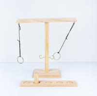 Juego De Tiro De Anillos Para Adultos Juego De Mano Y Anillo Hecho a Mano En Madera Juego De Exterior E Interior Decoración De Patio Juegos De Jardín - details 3