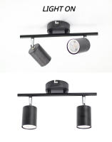 Lámpara De Techo LED Ajustable Para Sala De Estar Dormitorio Y Cocina Decoración Negra Con 2/3/4 Cabezas Rotativas Diseño De Iluminación Spot - details 9