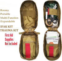 Kit De Primeros Auxilios Médico EDC Bolsa Táctica MOLLE Para Exteriores Bolsa De Cinturón 1000D Con Portador De Tourniquet - details 2