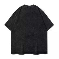 Camiseta Vintage Lavada Para Hombre Verano Estilo Hip Hop Streetwear Impresión De Anime JoJo Bizarre Adventure Algodón Casual Manga Corto - details 10