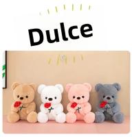 Juguete De Peluche Rosa Con Oso Regalo De San Valentín Para Novias Animal De Peluche Suave Relleno De Algodón PP Edad Recomendada 6-12 Años - details 1