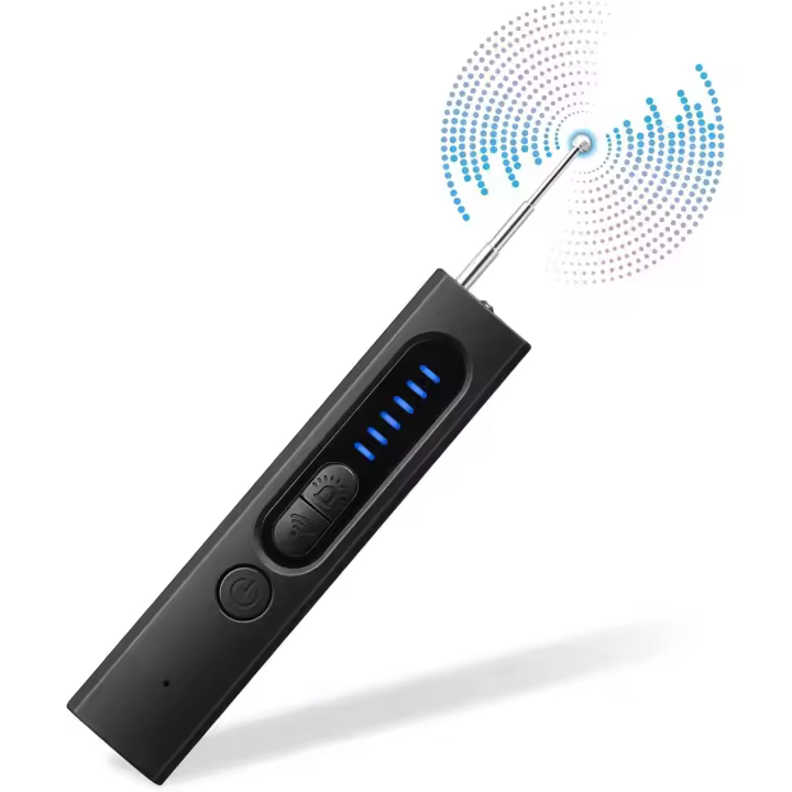 Pequeño detector de Cámara espía: detector de errores RF de Cámara Oculta, escáner de seguimiento GPS antiespía, detección de Cámara Oculta GSM, Buscador de dispositivos de Escucha para el hogar, oficina, Hotel, interior Exterior cámara de vigilancia - 1
