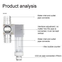 Difusor De CO2 Para Acuario Sistemas Externos De Refinación De Agua Para Tanque De Hierba Accesorios Para Tanque De Peces Material De Aleación De Aluminio - details 3