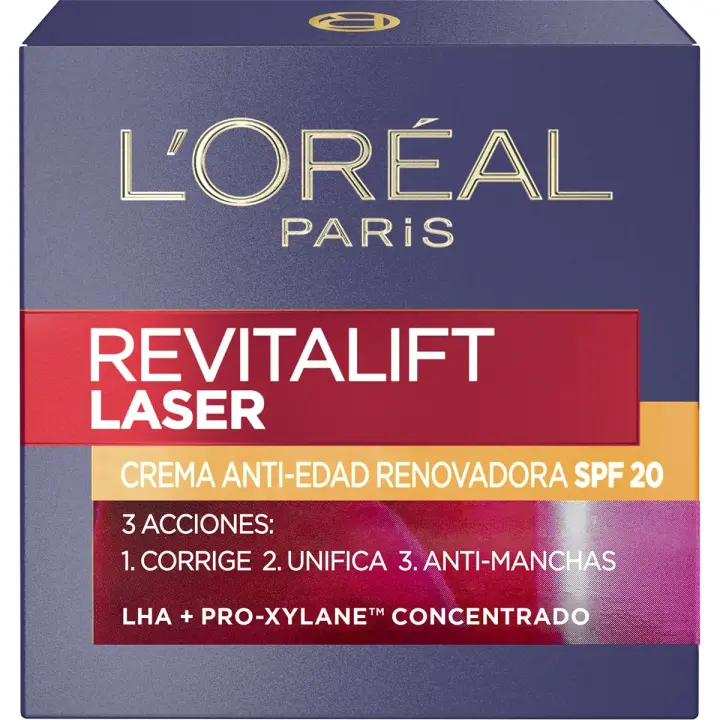 L´OREAL L'OREAL Crema Antiedad Revitalift Laser X3 SPF-20 50 Ml - 1
