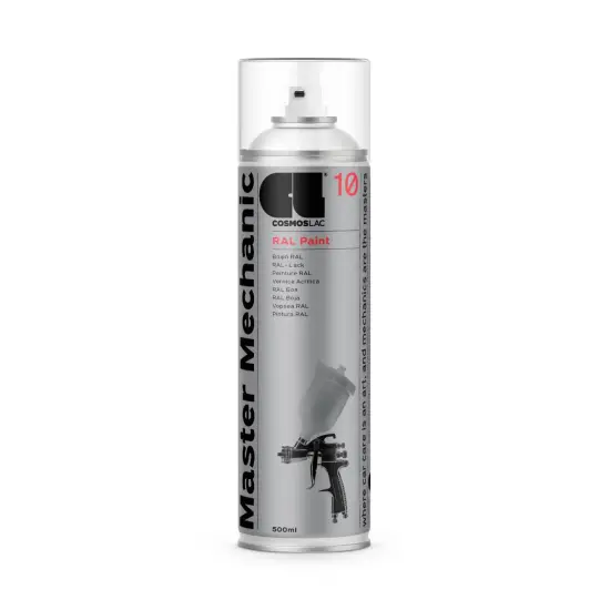 CL COSMOS LAC SPRAY PINTURA BLANCO MATE RAL 9010 10A MASTER MECHANIC 500 ML - 1
