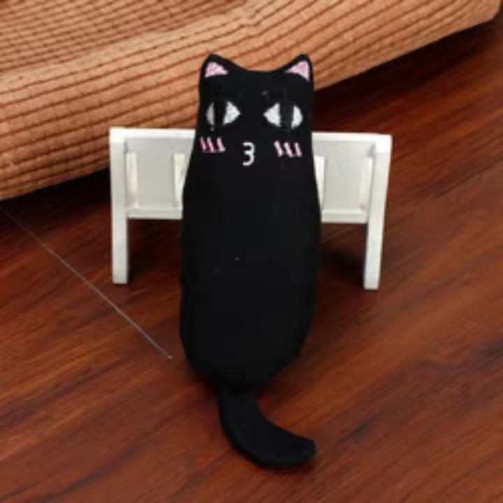 Juguete De Ratón De Algodón Para Gatos Con Sonido De Raspadura Juguete Para Morder Y Masticar Para Gatos Juguetes De Ratón De Algodón Para Gatos - 1