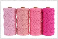 Cordón De Algodón Colorido Hecho a Mano Para Decoración Bohemia 4mm 100% Algodón Tejido Macramé DIY Para Casamiento Y Hogar 110 Yardas - details 8
