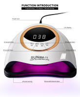 Lámpara LED UV Para Uñas Con Función De Memoria Para Secado De Esmalte De Gel Lámpara 45LEDs Para Manicura Uso Doméstico Y Salón De Uñas - details 2