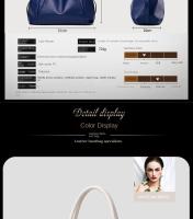 Bolsos cruzados de cuero PU suave para mujer, bolsos casuales, bolso de hombro con asa superior, bolsos grandes de diseñador, calidad de lujo, nuevo - details 10