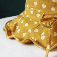 Sombrero Para Mujer Verano Impresión De Amor Gran Alas Protección Solar Algodón Y Lino Plegable Sombrero De Pescador - details 11