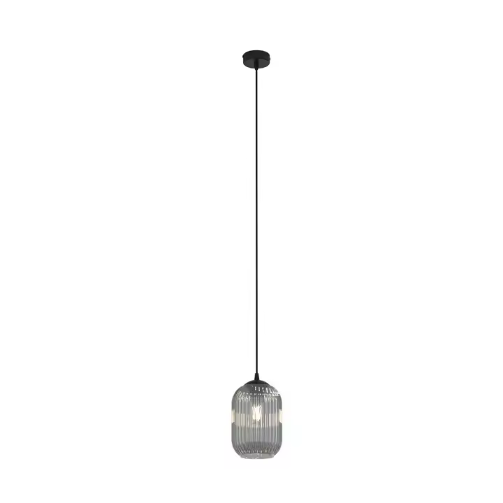 Lámpara de Suspensión Verdi, Metal, Negro, 14x14x140 cm - 1