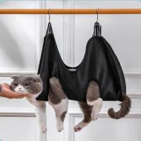 Soporte Confortable Para Mascota Con 2 Gancho Para Baño De Gatos Y Perros Tela De Hamaca De Reparación De Uñas Adecuado Para Mascotas - details 1
