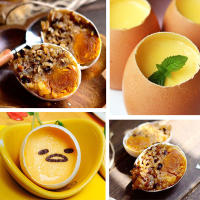 Cortador De Huevos De Acero Inoxidable Herramienta Creativa Para Cocina Afilado De Acero Cortante Abre Huevos Hervidos Y Crudos Accesorios De Gadgets Cool - details 5