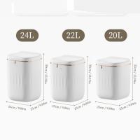 Bandeja Inteligente Recargable Grande 20/22L Para Cocina Dormitorio Sala De Estar Con Tapa Y Contenedor De Basura Toque Sin Contacto Ecológico - details 0