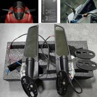 Espejo Retrovisor Ajustable Rotativo Para Motocicleta YAMAHA YZF R6 R1 R25 R3 R125 R15 Accesorios De Aluminio Modificado - details 1