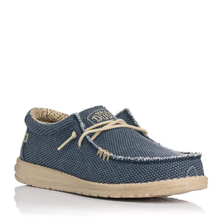 Zapatillas de lona HEY DUDE WALLY BRAIDED Hombre Azul - 1