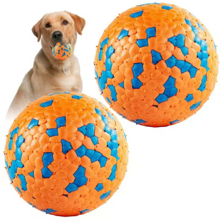 2 piezas de Pelotas para Perros, Pelotas para Perros Indestructibles, Pelotas para Perros, Pelotas de Tenis para Perros, Pelotas de Diez - 1