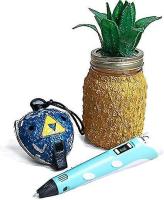 3d Printing Pen With Display Includes 3d Pen, 3 Starter Colors Of Pla Filament, Stencil Book  Projec - details 3