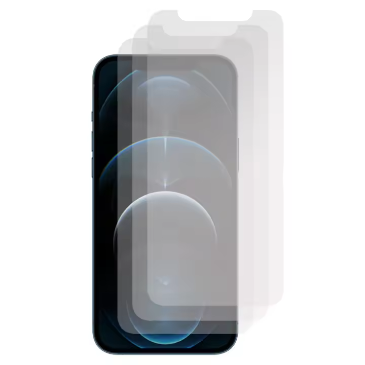 3X Protector de pantalla para iPhone 6 6s 7 8 X XS Max 11 12 Mini Plus SE 2020 delanteros y traseros. Cristal templado transparente. Elige modelo - 1