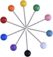 Mapa de alfileres para tablón de anuncios de corcho, 500 piezas, 4mm, tachuelas para pared Corkboard Mapa Calendario Foto Alfileres rectos con cabezas de colores - details 2