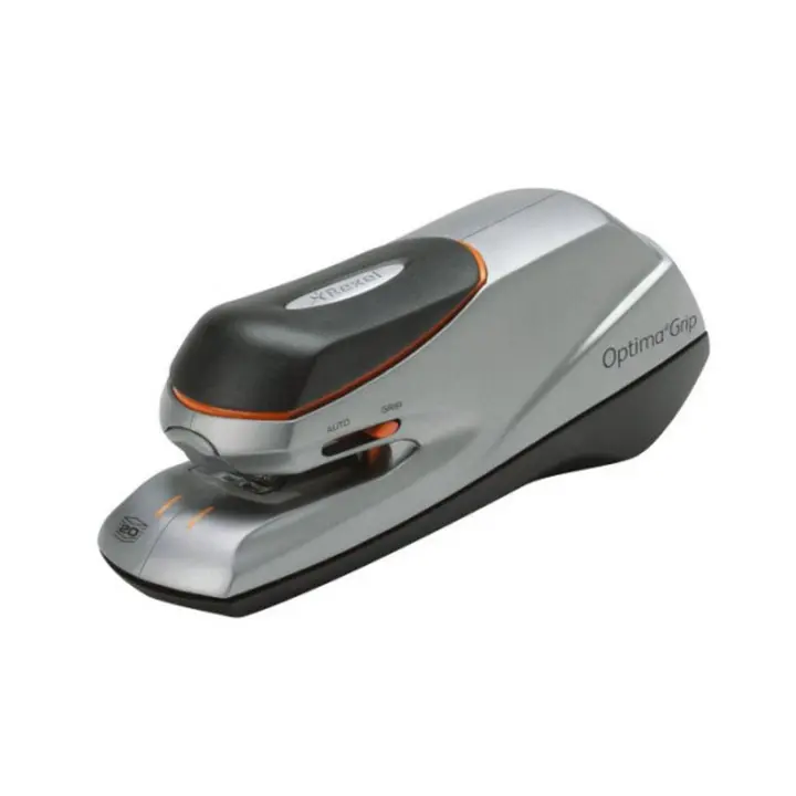 GRAPADORA ELECTRICA OPTIMA GRIP HASTA 20 HOJAS COLOR NEGRO / PLATA REXEL 2102349 - 1
